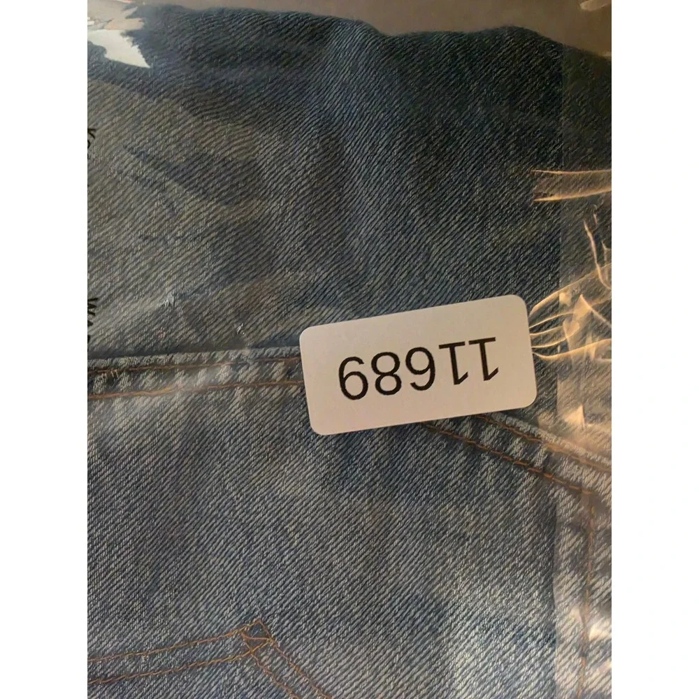 Vintage Levi's 501 Jeans Mens 38x34 Fit 36x34 Blue USA Made Button Fly Denim 80s